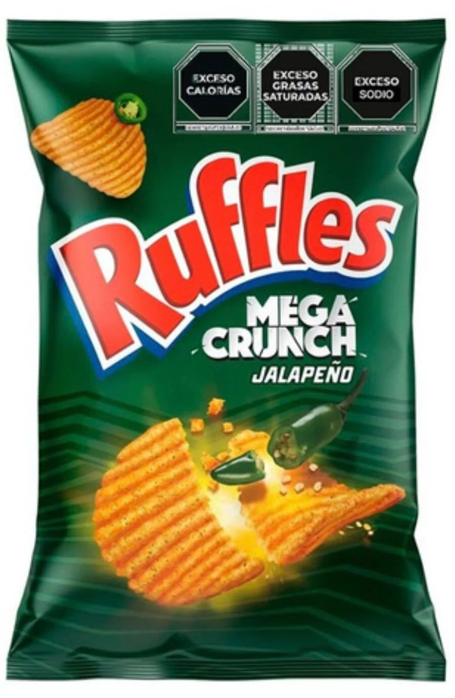 Ruffles mega crunch Jalapeño