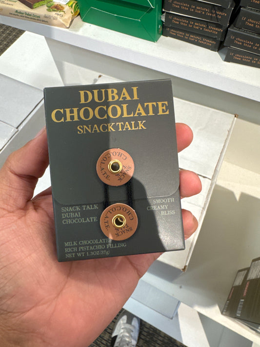 Dubai chocolate snack talk