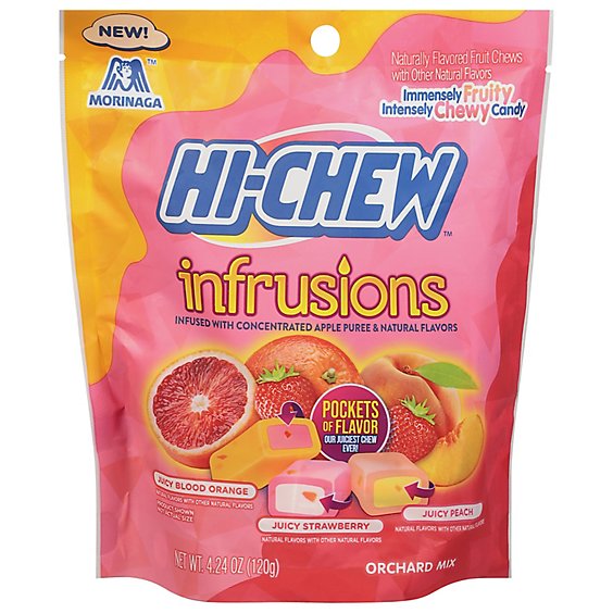 Hi-chew infrusions itch concentrated apple purée and natural flavors