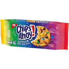 Christie Chips Ahoy Rainbow Chocolate Chip Cookies, 258g/9.1oz (Imported from Canada)