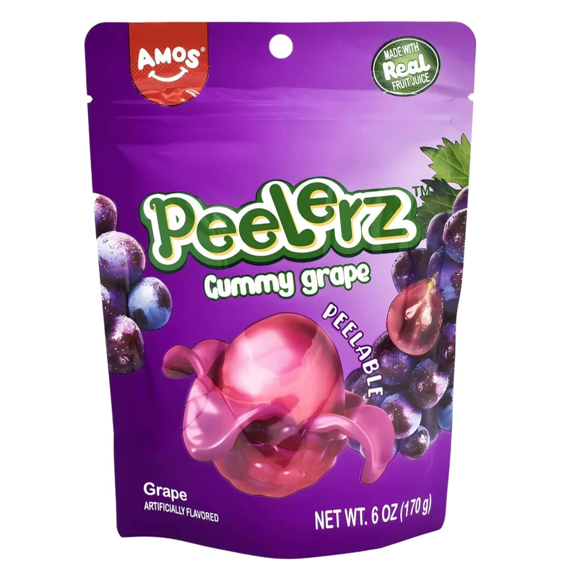 Amos Peelerz Gummy Grape
