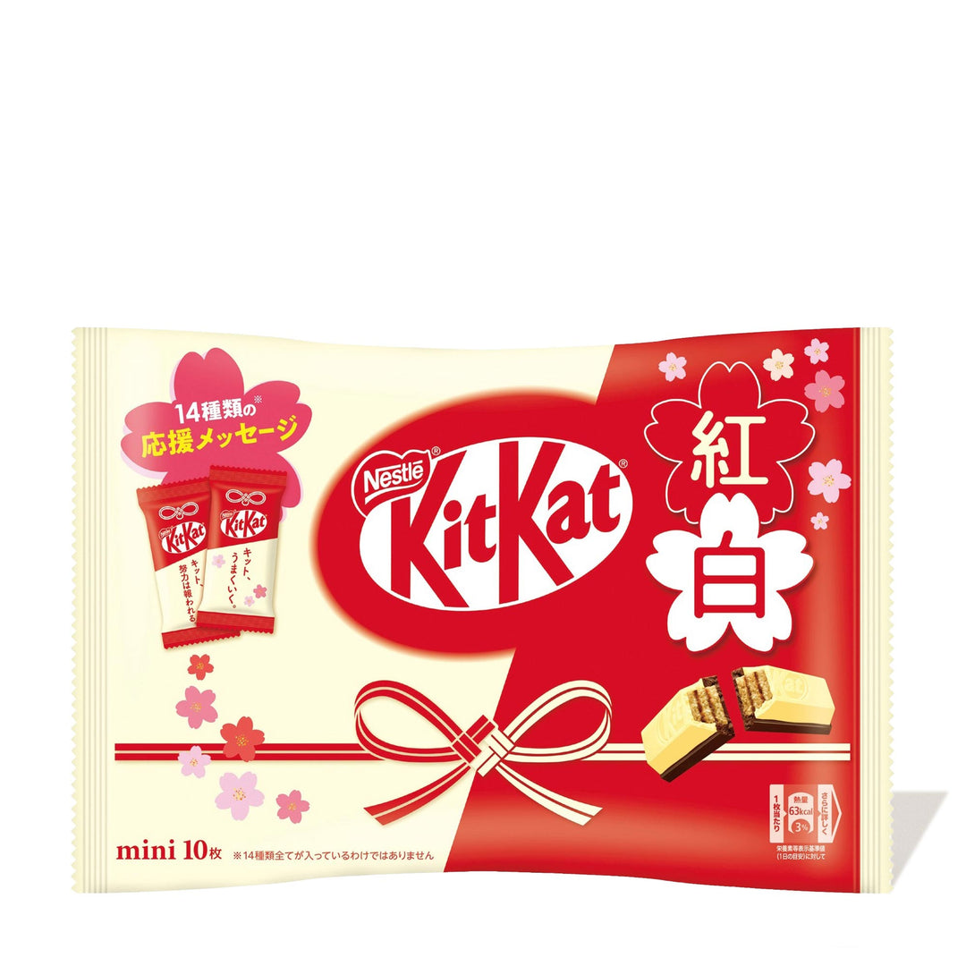 Kit Kat kohaku (red and white)