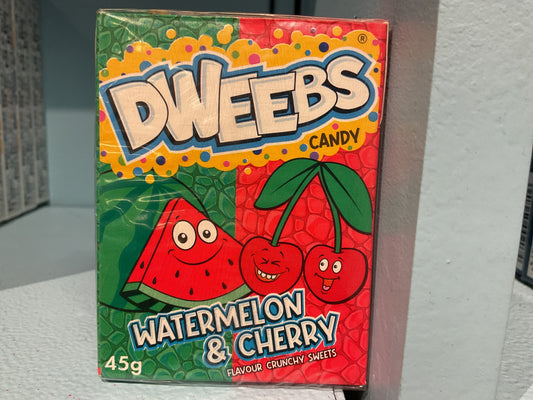 Dweebs candy watermelon and cherry