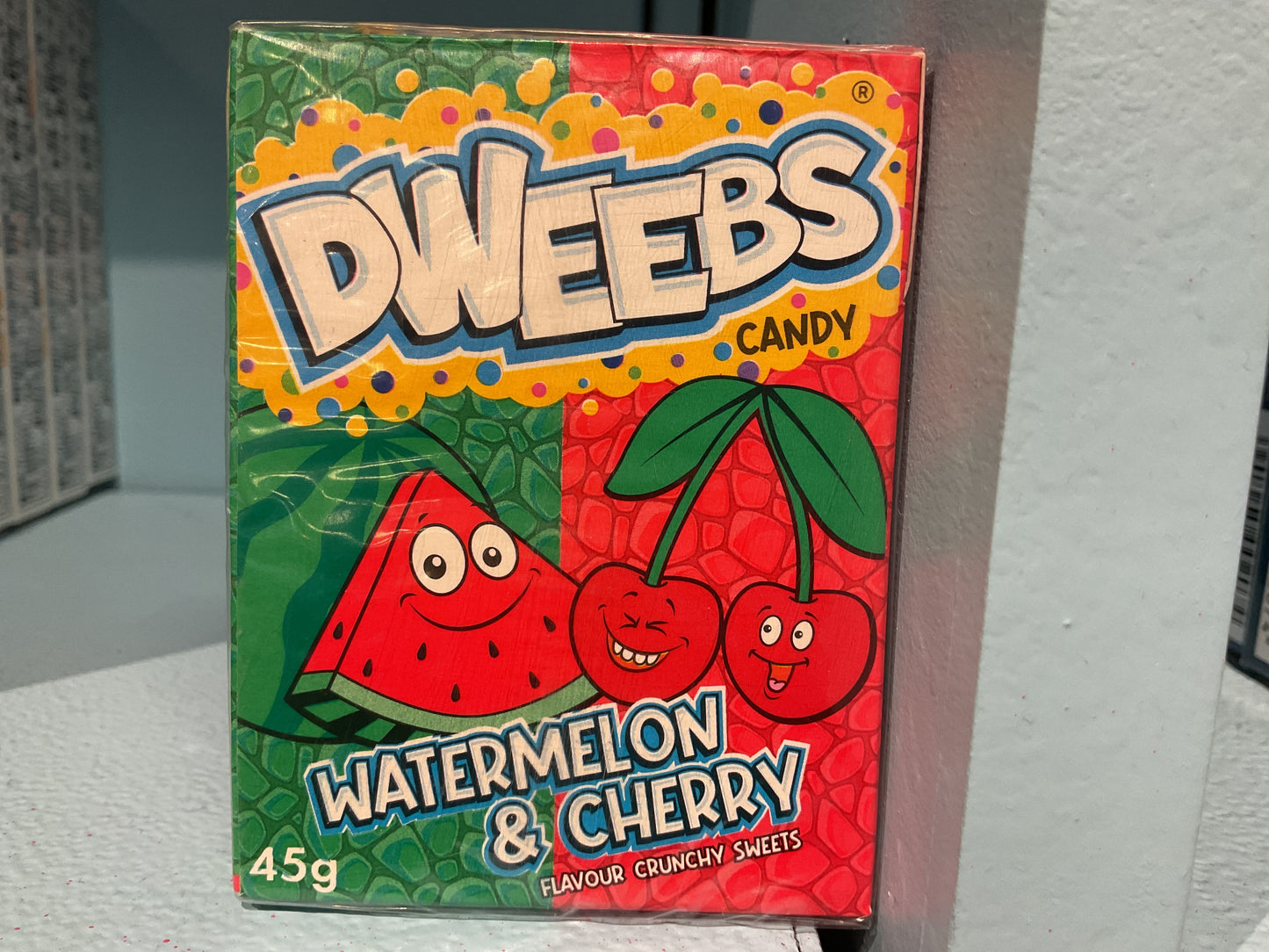 Dweebs candy watermelon and cherry
