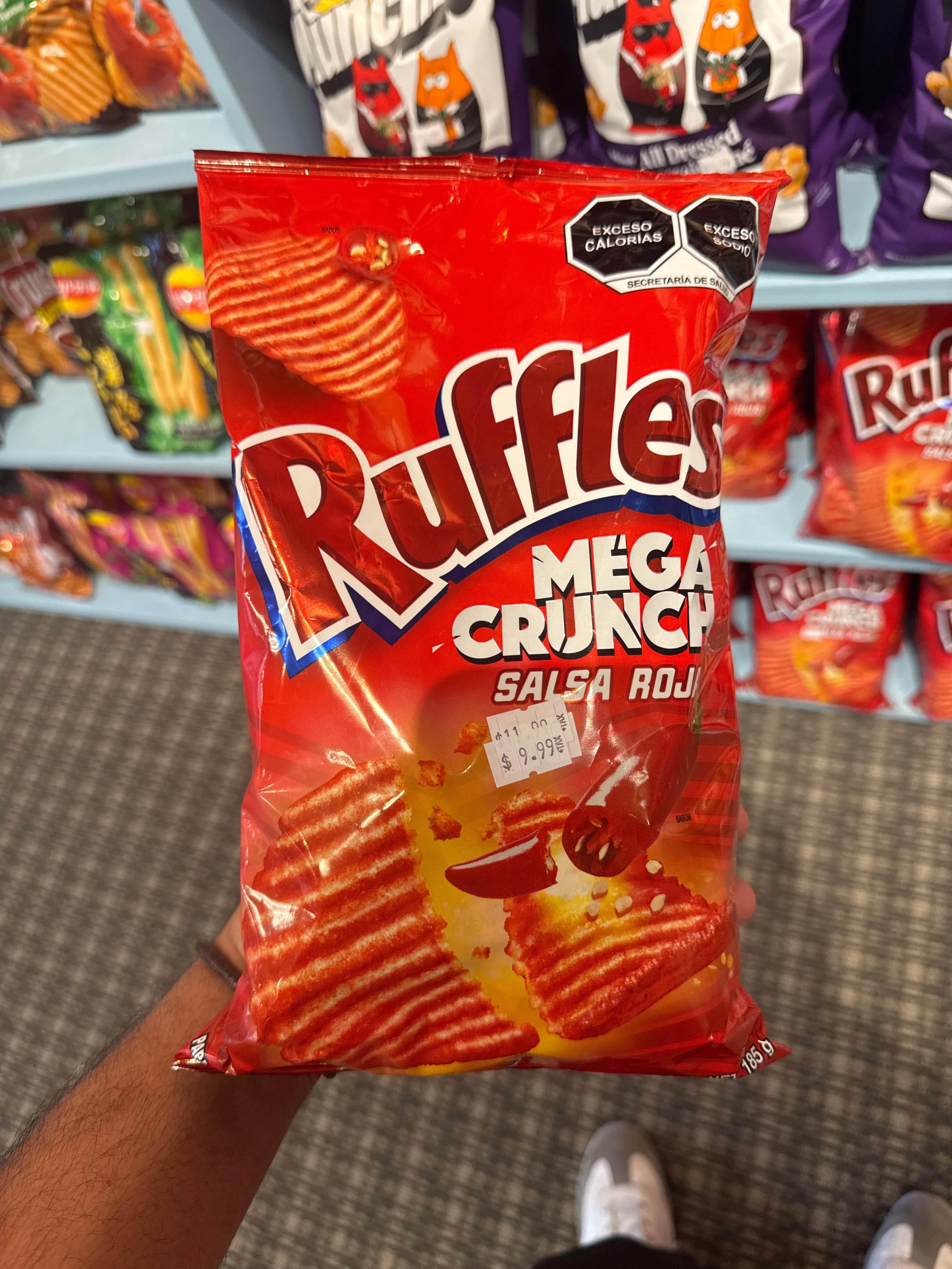 Ruffles Mega Crunch Salsa Roja – Exotic Snack Guys OP