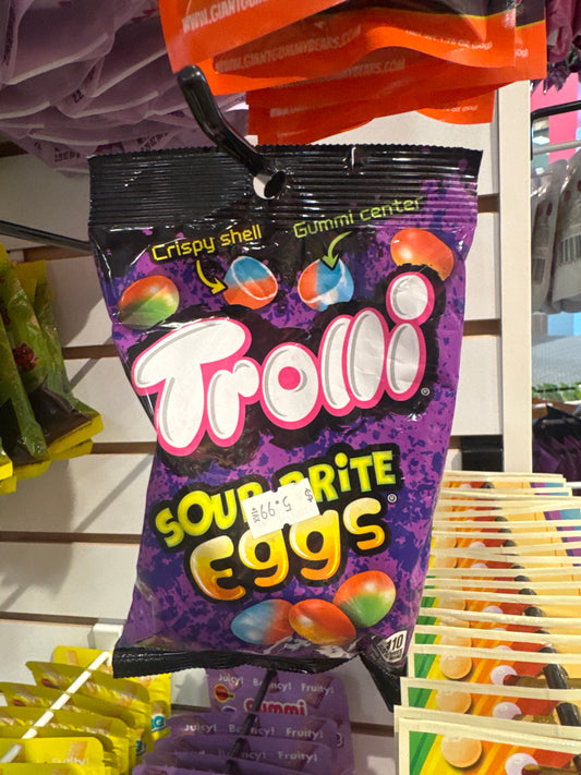 TROLLI PEG BAG - SOUR BRITE EGGS