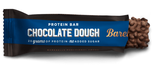 Barebells chocolate dough protein bar