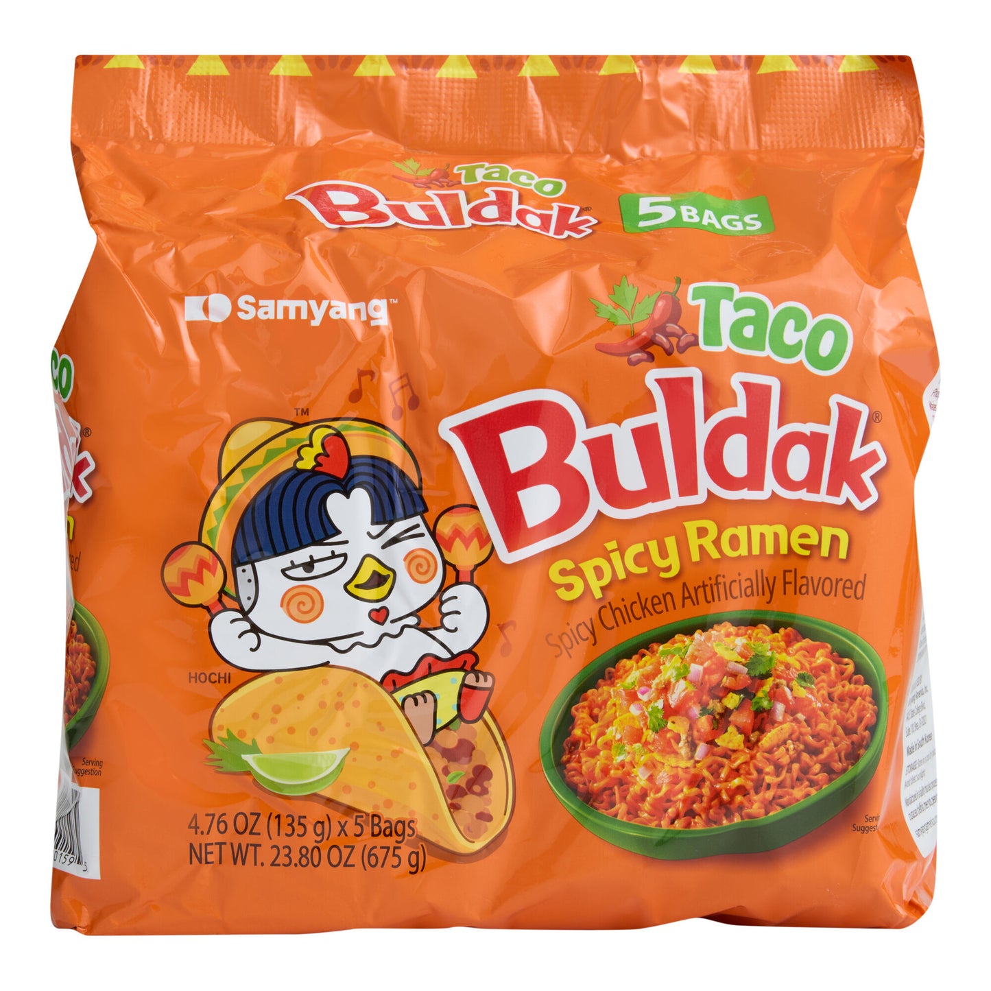 Buldak Spicy Ramen Taco