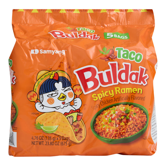 Buldak Spicy Ramen Taco