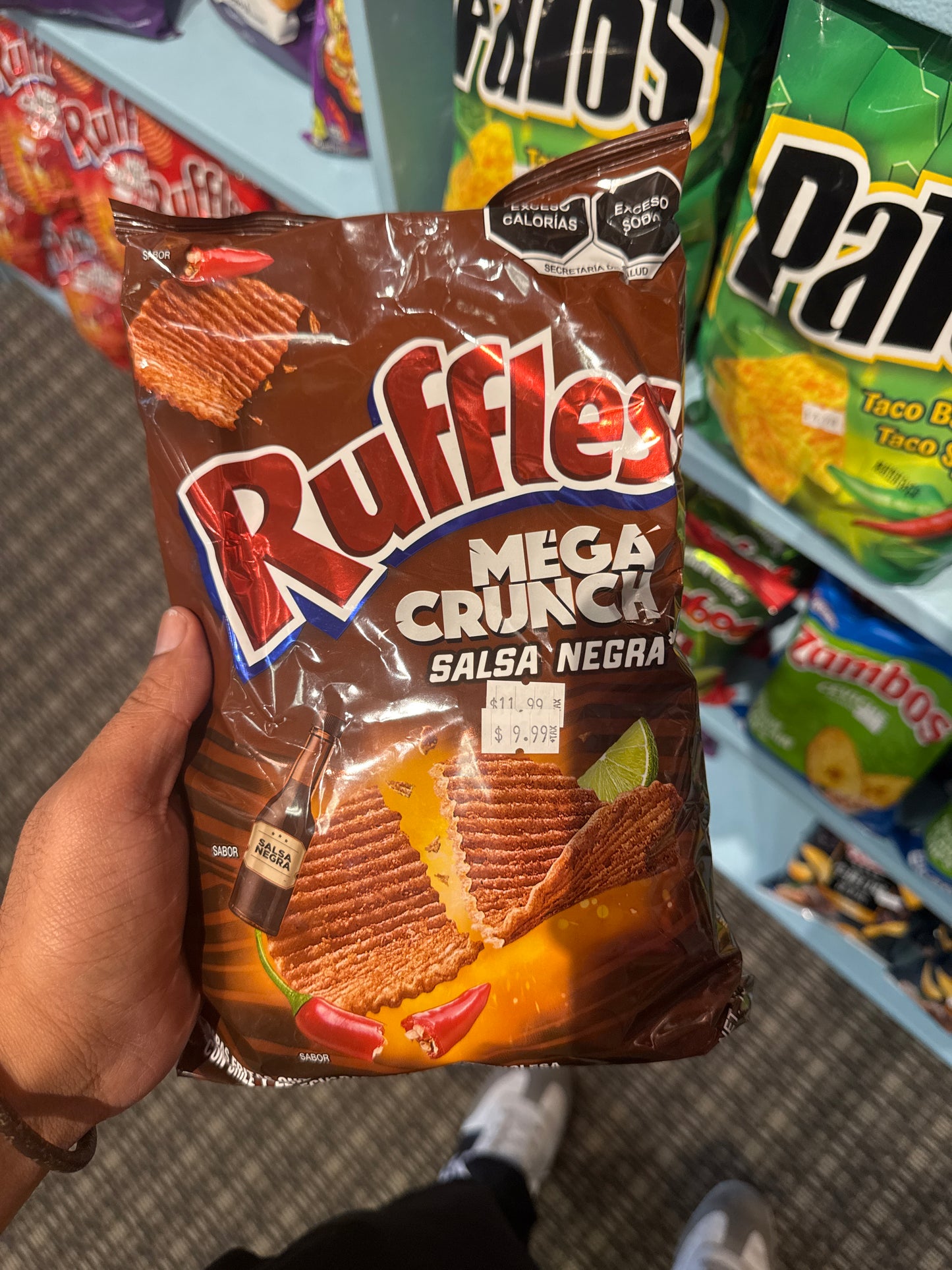 Ruffles mega crunch Salsa Negra