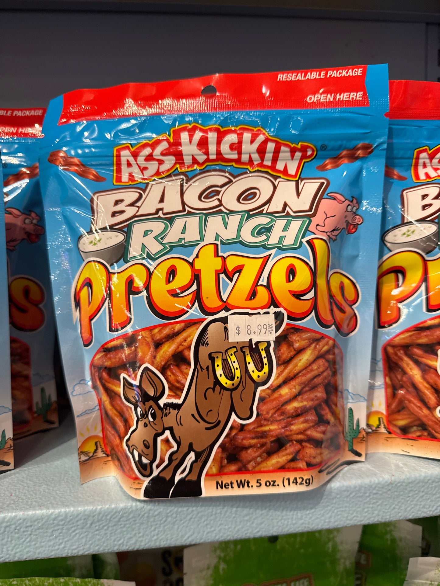 Ass kickin bacon ranch pretzels