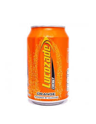 Lucozade Orange Energy Drink 330ml Can (Ireland)