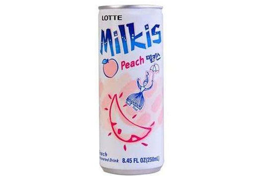 Lotte-Milkis Peach Milk Soda 8.45 fl. oz-Korea