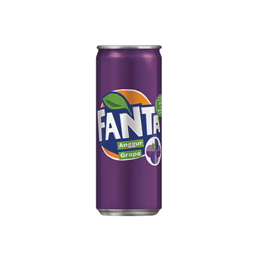 Fanta grape flavored soda (330ml)