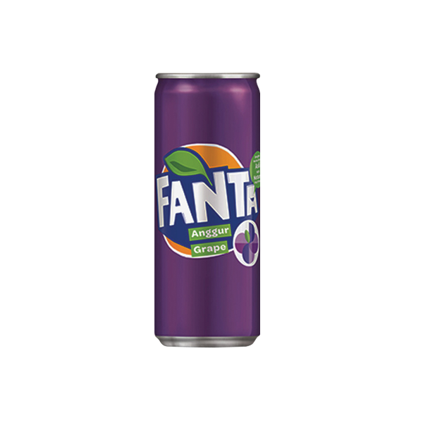 Fanta grape flavored soda (330ml)