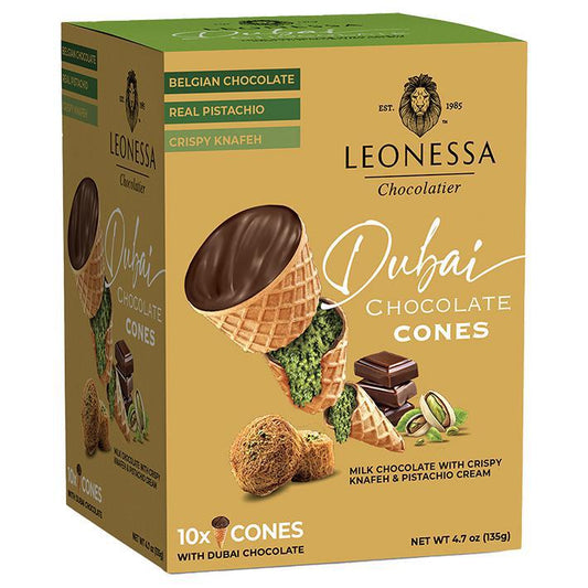 Leonessa Dubai chocolate cones