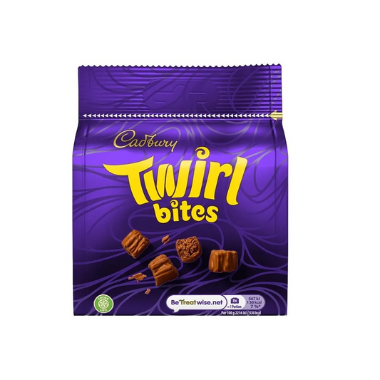 Cadbury twirl bites