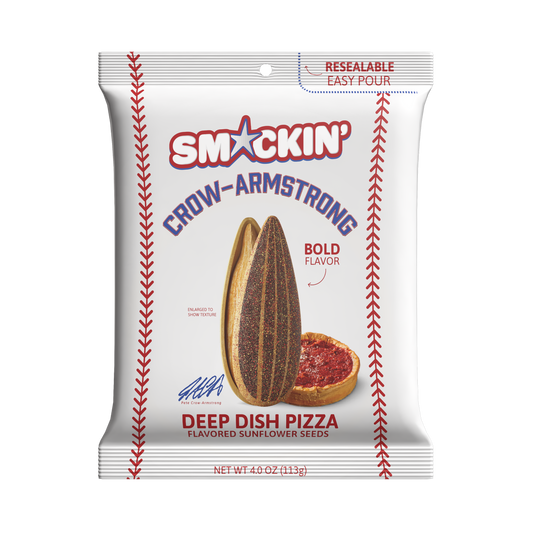 Smackin Crow Armstrong Deep Dish Pizza Flavored Sunflower Seeds