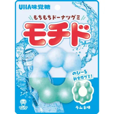 UHA Mochido Mochi Donut Gummy Ramune Flavor