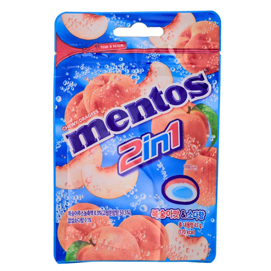 Mentos 2in1 Peach Flavor