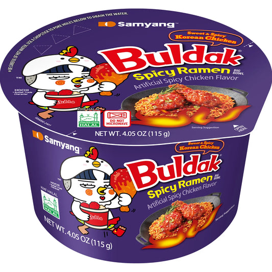 Sweet & Spicy Korean Chicken Buldak Ramen Big Bowl
