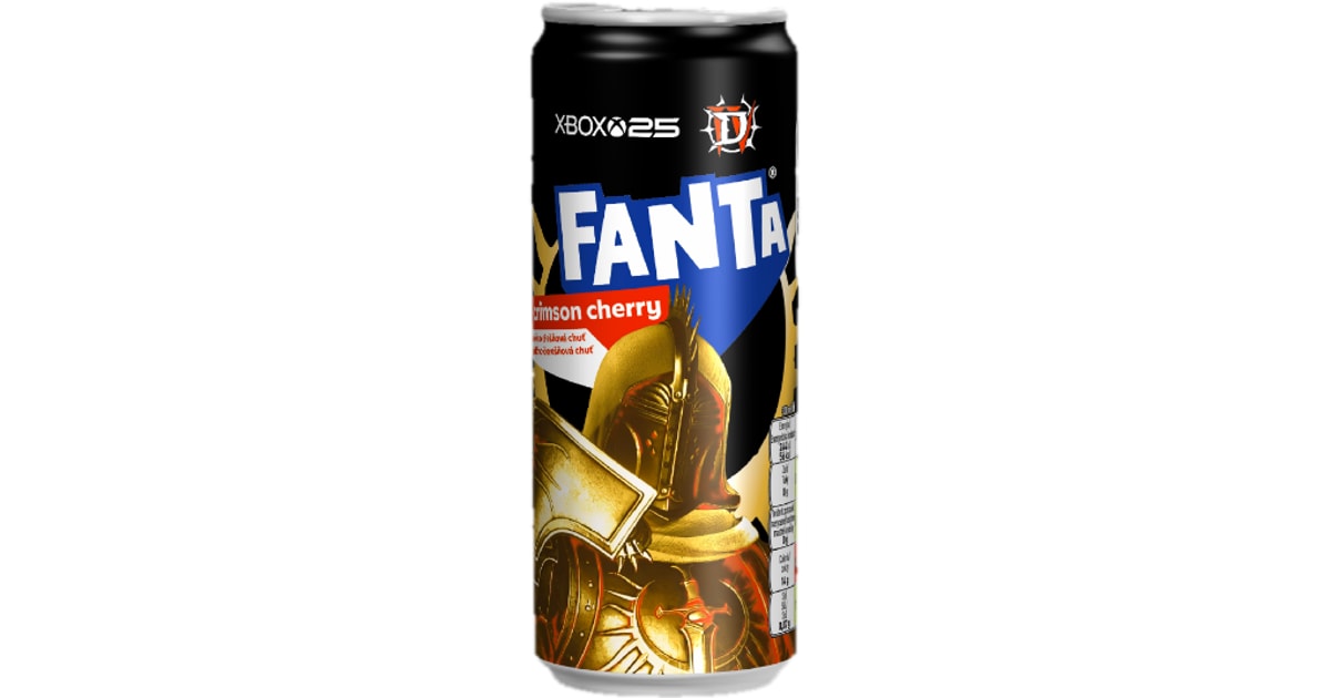 Fanta Crimson Cherry Apple Cherry Taste XBOX25
