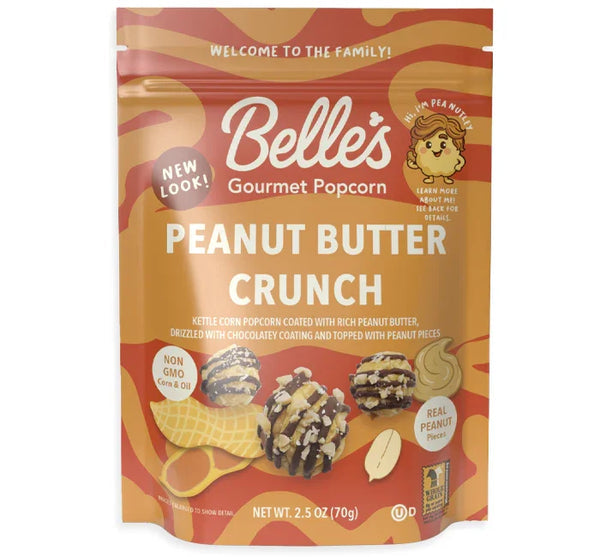 Belles Gourmet Popcorn Peanut Butter Crunch