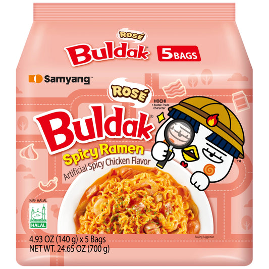 Rose Buldak spicy ramen