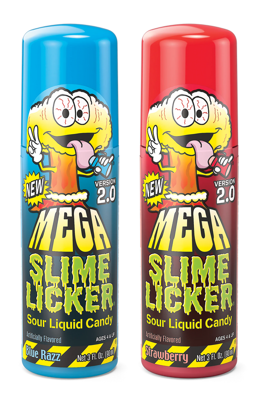 TOXIC WASTE SLIME LICKER 2.0 - BLUE RAZZ & STRAWBERRY