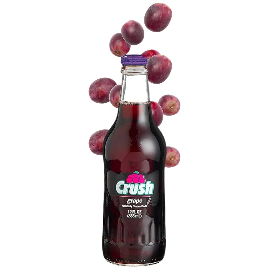 CRUSH - GRAPE SODA W/ REAL CANE SUGAR