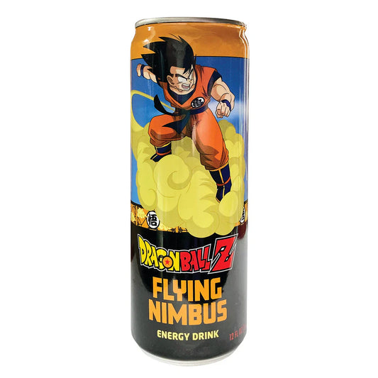Dragon Ball Z Anime Flying Nimbus Energy Beverage 12 oz Illustrated Can SEALED"