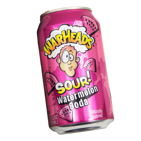 WARHEADS SODA CAN - WATERMELON