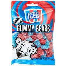 ICEE SOUR GUMMY BEARS - PEG BAG