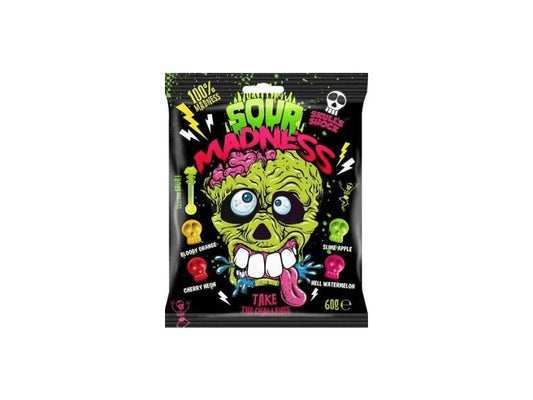 Sour Madness Crush skull black