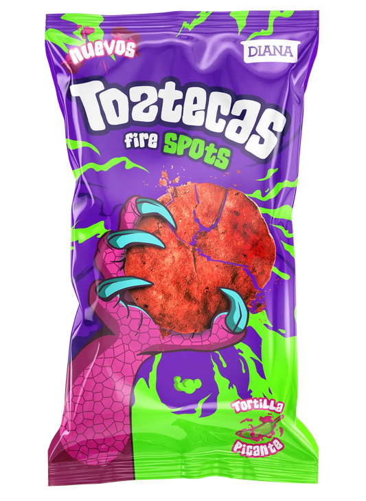 Toztecas Fire Spots Corn Tortilla Chips