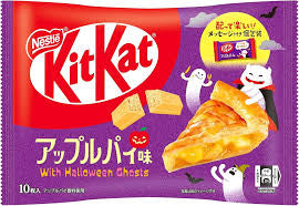 Nestle Kit Kat Apple Pie with Halloween Ghosts