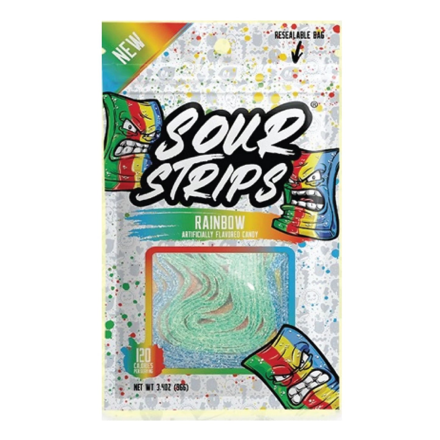 Sour Strips Rainbow candy