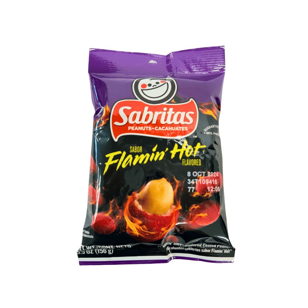 Sabritas Peanuts Flamín’ Hot Flavor