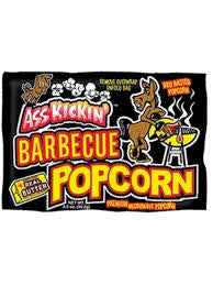 Ass kickin barbecue popcorn