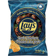 Jerk Chicken Flavoured Potato Chips Canada