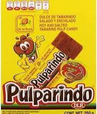 Hot and Salted Tamarind Pulp Candy Natural With Real Fruit, 10 oz