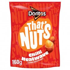 WALKERS DORITOS THATS NUTS CHILLI HEATWAVE 160G