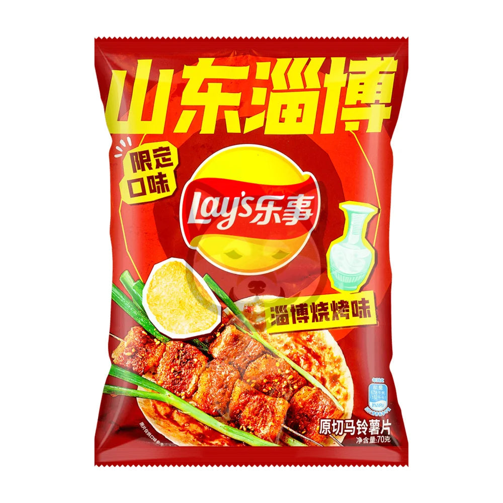 Lay's Zibo Barbecue flavored potato chips