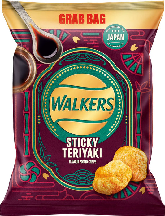 WALKERS STICKY TERIYAKI CRISPS 25G