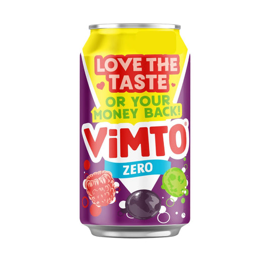 Vimto Fizzy Fruit Juice Can 330ml