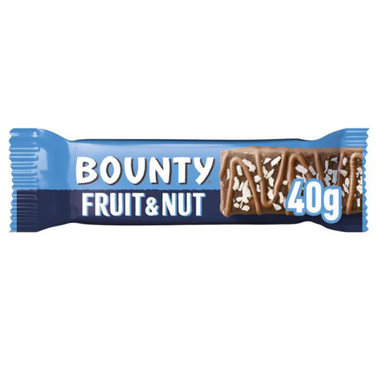 Bounty Fruit & Nut milk chocolate bar