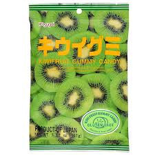 Kasugai Frutia Kiwi Flavored Gluten Free Gummy Candy, 3.77 oz.