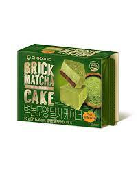 Brick matcha chocolate cake