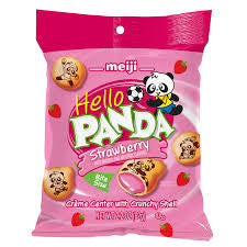 MEIJI HELLO PANDA STRAWBERRY 2.2OZ BAG