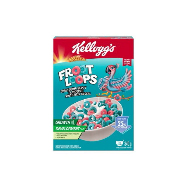 Kellogg’s Froot Loops Bubblegum Berry